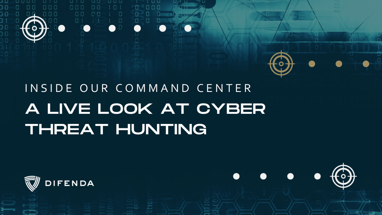 Inside our command center: A live look at Cyber Threat Hunting